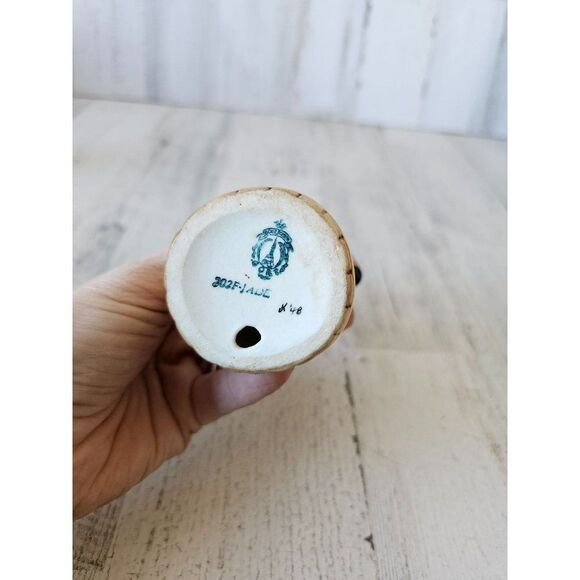 Gort girl fan 202f-jade 1948 Chinese Japanese figurine statue bone china - Picture 8 of 9